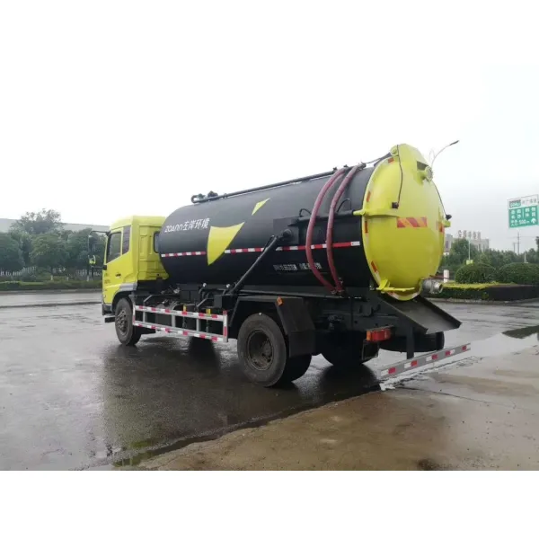 Manufacturer Direct Sales of 15 Cubic Meters Dongfeng Sewer Cleaning Truck Sewage Suction Transport Truck Powerful Suction Truck