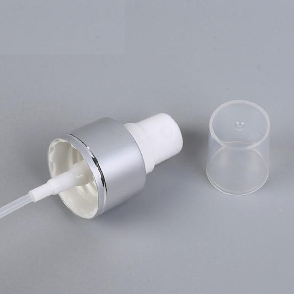 24/410 Silver/Black Fine Mist Sprayer Aluminium Perfume Atomizers Matte Silver