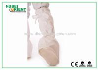Luvas de pés descartáveis com sola de PVC antiderrapante