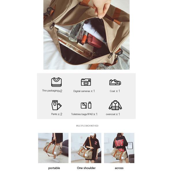 Vente en gros de gros de sacs de sport pour hommes en plein air Sacs de week-end pour voyageurs