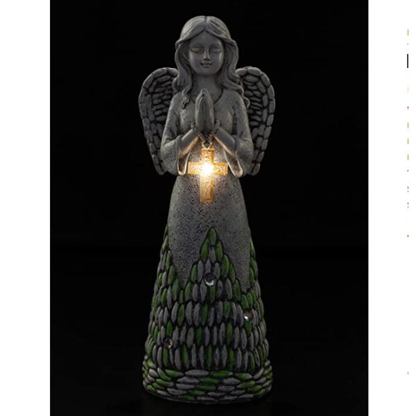 Outdoor Praying Angel 4W Solar Garden Figurines