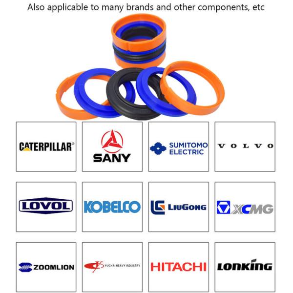 Excavator Hydraulic Piston Seal Repair Kdas For Construction Machinery Oil Seals 60×44