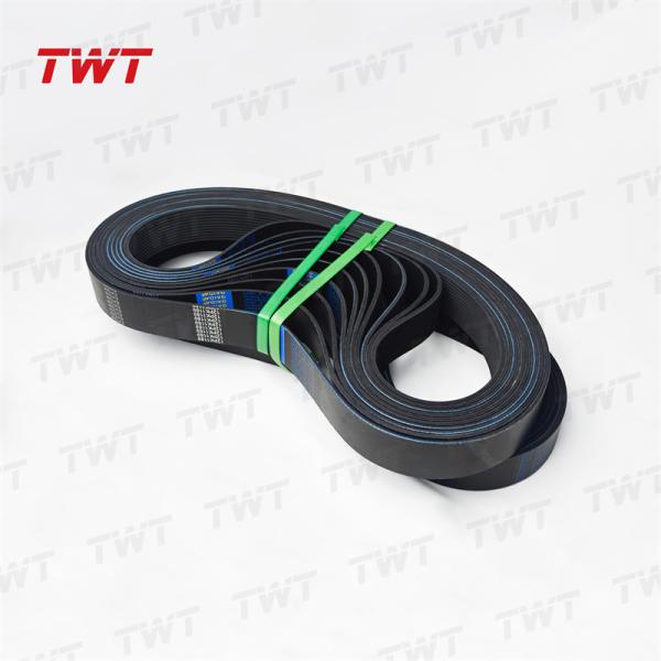 Twt 10007-53213 12PK1189 Sinotruk Dump Truck Engine Rubber Ribbed V Belt 1000753213 12PK1189 for Shacman Delong Truck