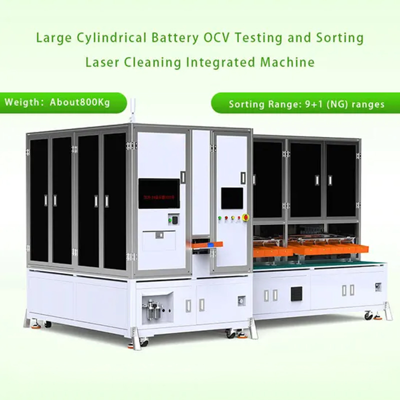 Sorting Laser Cleaning All in One Machine for Battery Pack Assembly Line