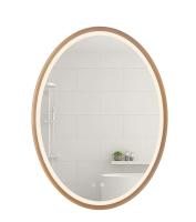 Efecto claro de la reflexión del marco de 600*800M M del espejo oval de aluminio del cuarto de baño