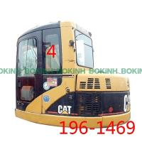 196-1469 Windshield CATERPILLAR Cab Glass Left Door Rear Position NO.4