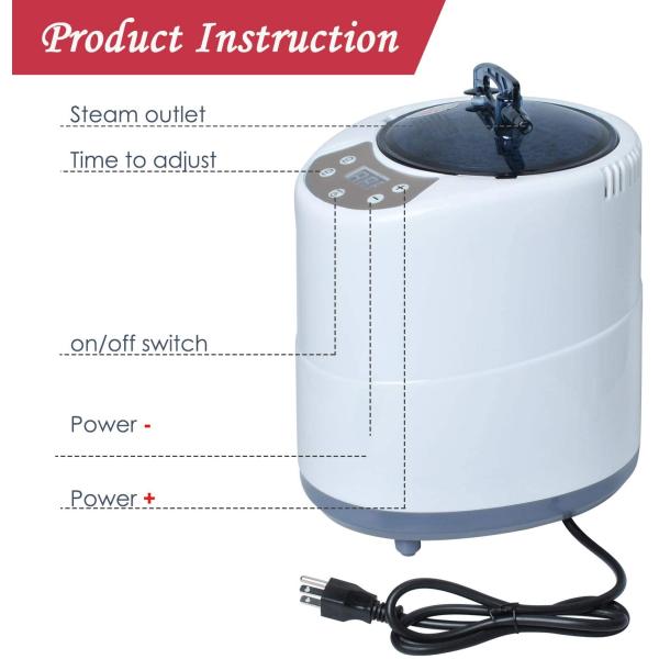 4.2L 220V/110V USA EU Plug Modern High Quality Steamer Portable Electric Sauna Steam Generator Sauna Heater For Indoor Sauna Room