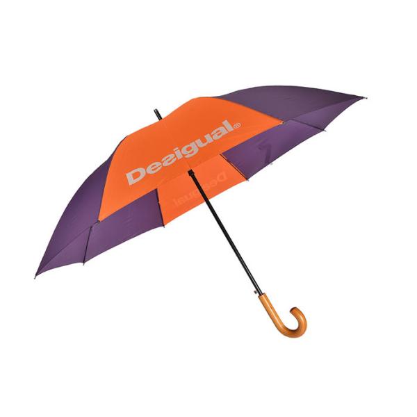Diameter 120CM Promotional Printed Umbrellas , Firm Grip Large Golf Umbrella