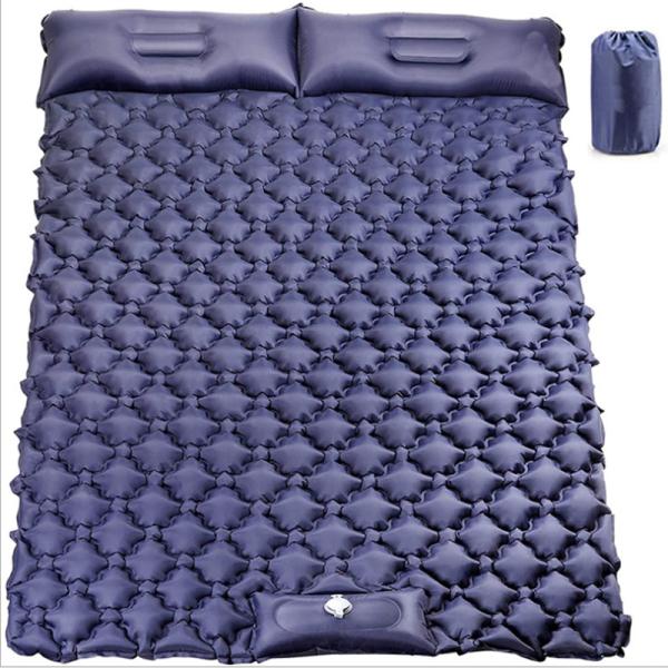 Waterproof Compact Built In Air Pump TPU  Two Person Camping Sleeping Pad