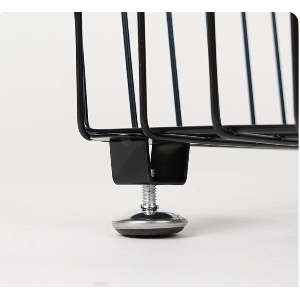 5 Tier 105cm Height Steel Kitchen Basket Rack For Vegetable Storage