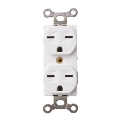 15A 250V Socket And Switch 2500W Straight Blade Receptacles With Standard Grounding