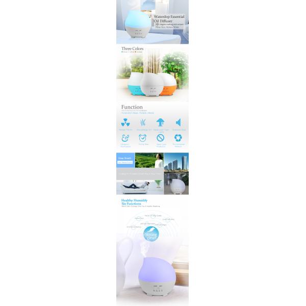Compact Ultrasonic Air Humidifier Portable Electric Air Aroma Diffuser