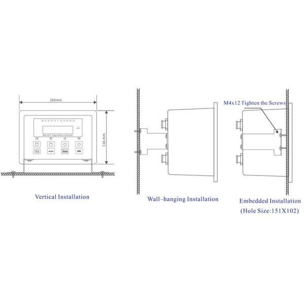 High Precision Centering Control Edge Position Controller Thrust 200kg Max Speed 14mm/s