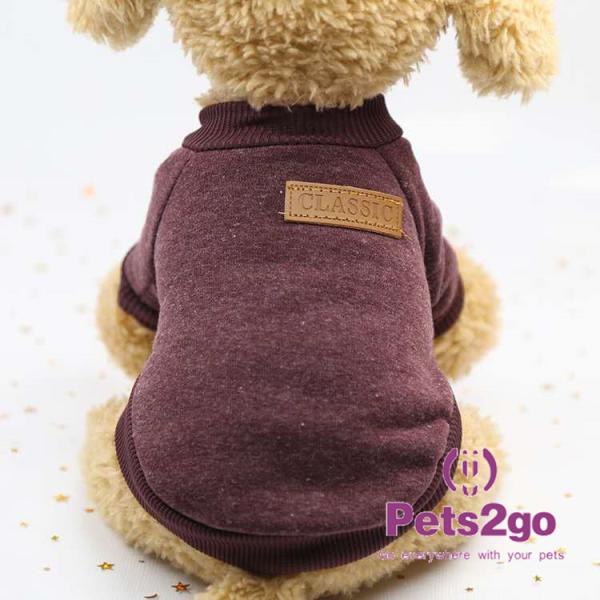 Фокус моды на собаке одевает Knitwear собаки свитера мягкий сгущать теплых любимцев Pu зимы рубашки собак щенка нося одежды