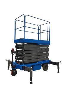 3Kw with 450Kg Loading Reaching Height 12m Motorized Scissor Lift