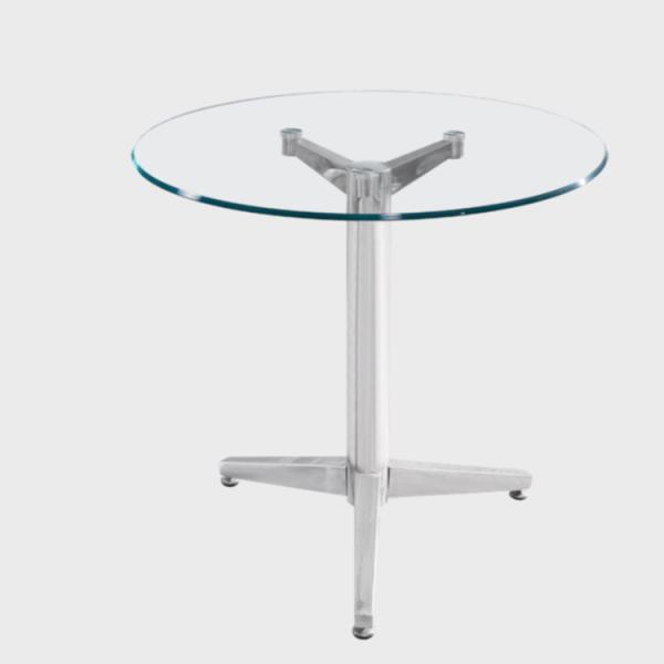 Round Glass 32KGS 80cm Modern Dining Table