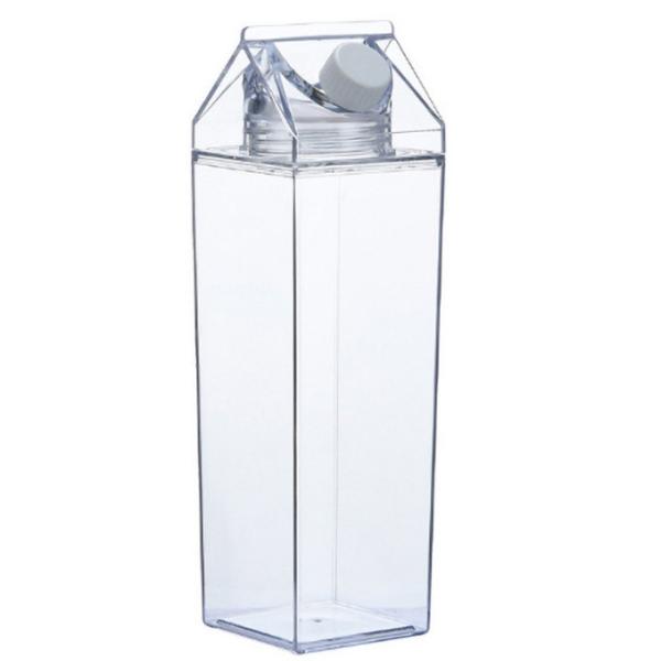 os copos bebendo feitos sob encomenda do quadrado 500ml plástico ordenham a garrafa de água da caixa Leakproof