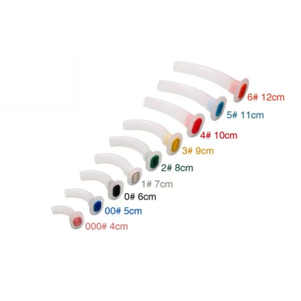 Medical PE Guedel Pattern Airway Color Coded Oropharyngeal Guedel Airway