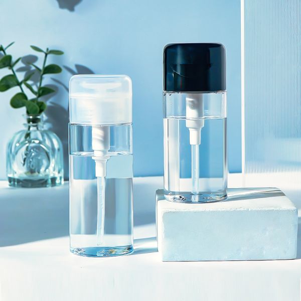 Wholesale PET Makeup Remover Bottle with Flip Cap Design - Leak-proof Cosmetic Bottles 60ml–500ml