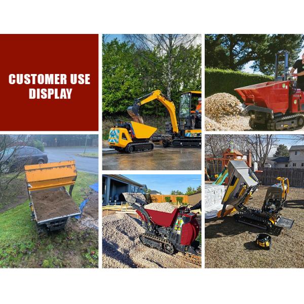 Двигатель YANMAR HUAQI 500kg 800KG 1 T 2 тонны Дизельный гидравлический ползунок мини-дампер с 1