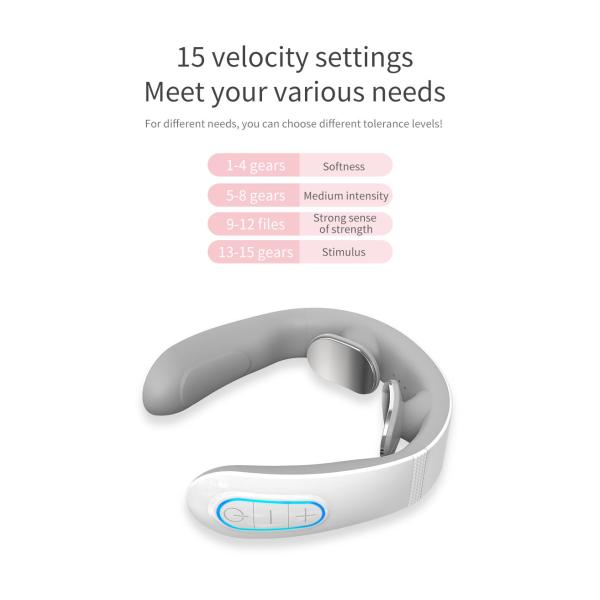 500mA Charging Current Electric Massager for Neck and Shoulder Pain Acupressure Massage