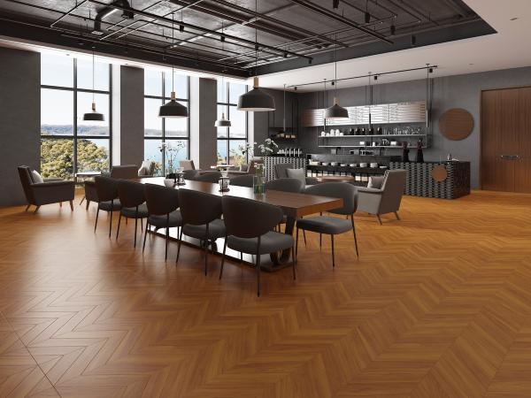 AAA Grade Brown Wooden Porcelain Tiles 600x1200mm