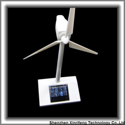 ABS Desktop Model Solar Wind Turbine Toy Home Office Decoration