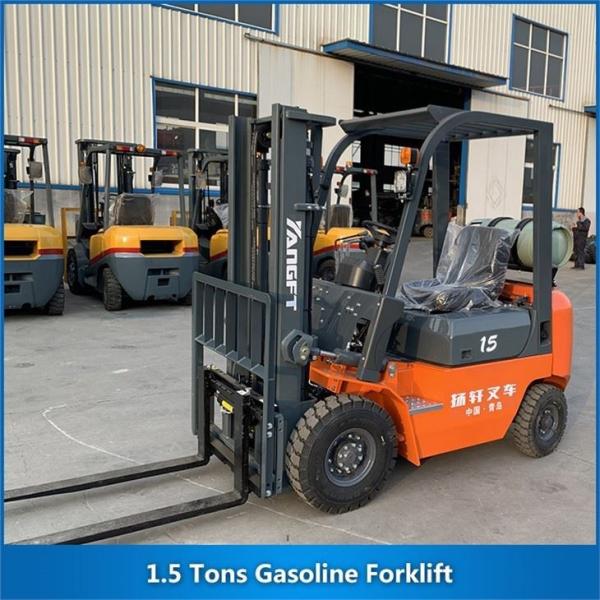 1.5 Tons Gasoline Forklift 1500KG Gasoline Powered Forklift