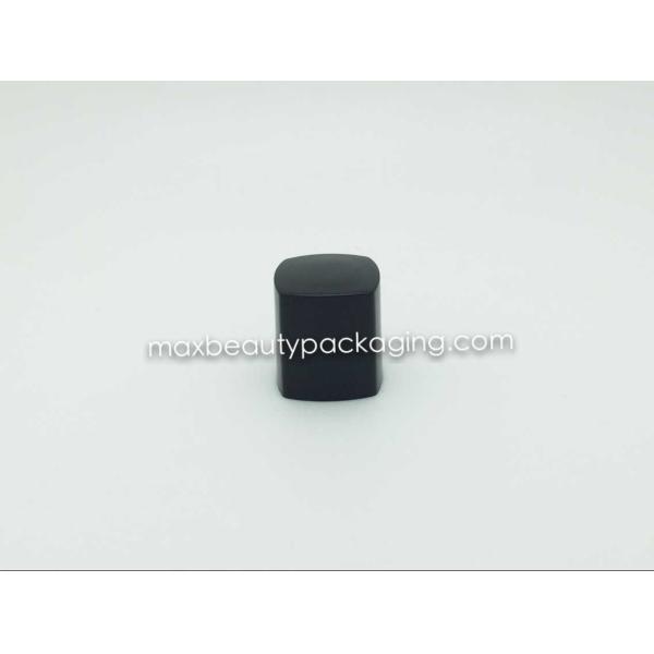 N2076 square small nail polish cap nail polish packaging plastic cap shiny black cap UV coating finish cap