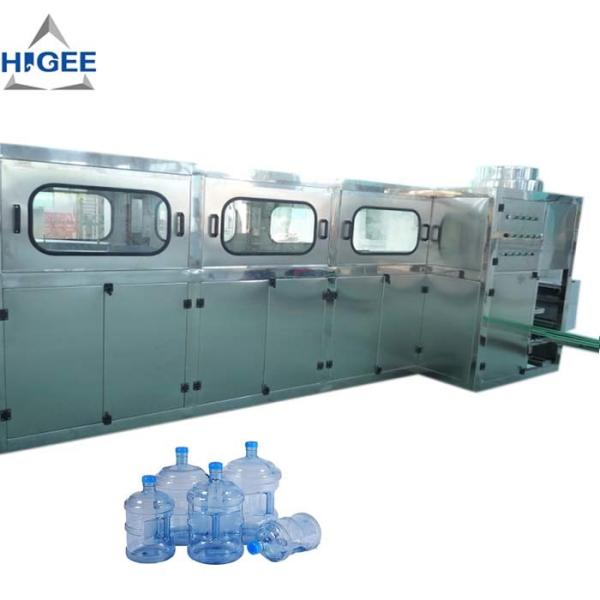 5 Gallon Bucket Drinking Water Bottle Filling Machine 300 Bph Filling Speed