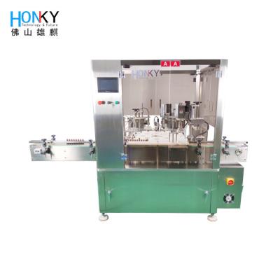 Automtaic Essential Oil Glass Bottle Filling And Capping Machine With Plug Loading Function For The Cosmetic Oil Packing