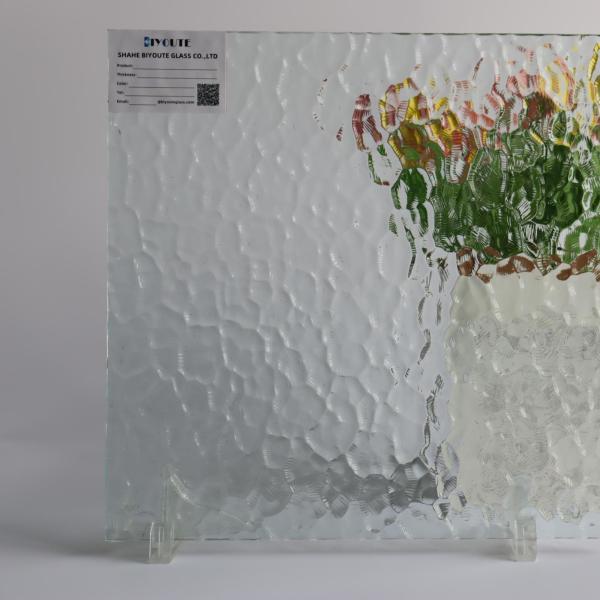 Fluted Architectural Glass Grey Green 4mm Thickness In Bathroom