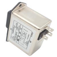 Portafusible e interruptor de baja fricción de paso bajo de EMI Filter With de la entrada del IEC con la luz