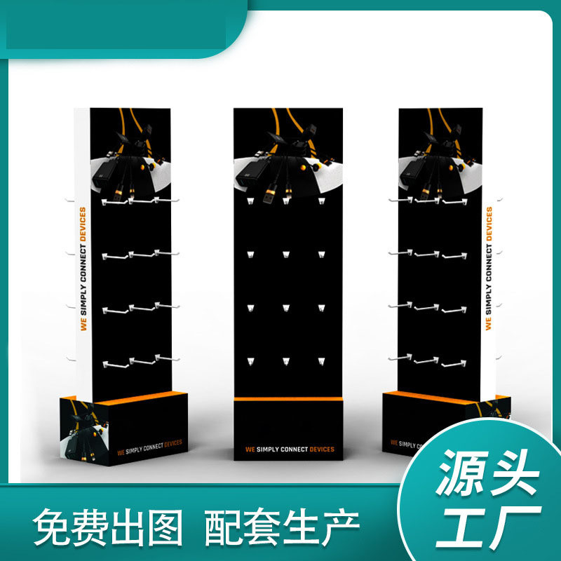 Retail Shops Cardboard Hook Display Box Custom Design Luxury Cardboard Cell Phone Box