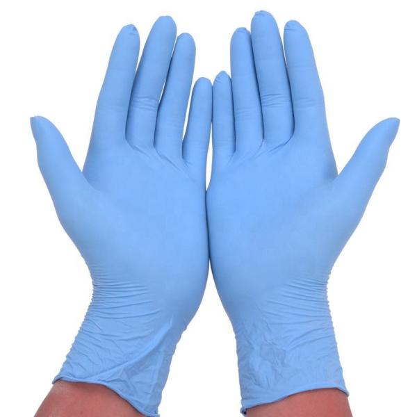 OEM Blue 8 Inch 100% Nitrile Disposable Gloves Small