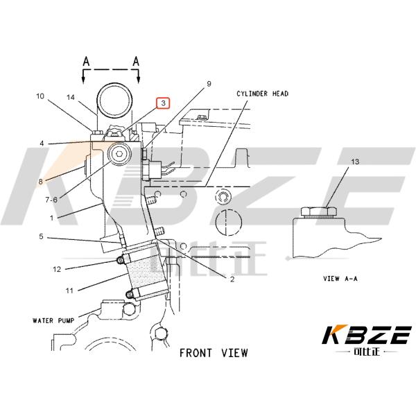 CA1154223 115-4223 1154223 C7 C9 ENGINE REGULATOR TEMPERATURE 82°C FOR E325D E329D EXCAVATOR