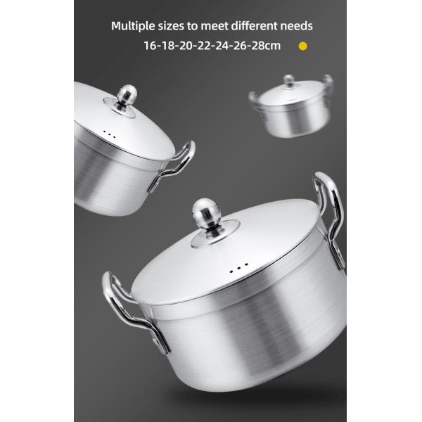 Multifunction Aluminum Set Pot 7 Pcs Kitchen Ware Cookware Set Kitchen Cooking Pots Set