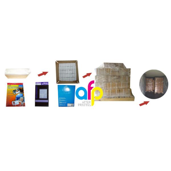 125mic 175mic Pouch Lamination Film For ID Card / Credit Cards