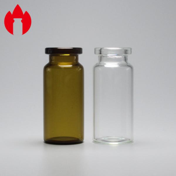 10ml Transparent or Amber Medicinal Used Borosilicate Glass Tube Vial