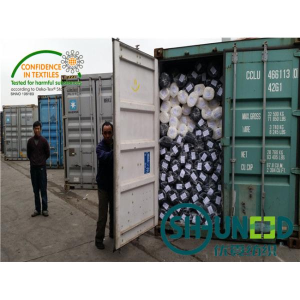 Revestimento liso entrelinhando kejme'noykejme do algodão da camisa solúvel em água dura de Handfeeling