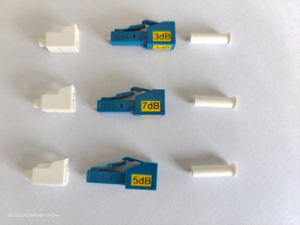 High Return Loss Optical Fixed Attenuator 3 5 7DB M-F LC-UPC Attenuator