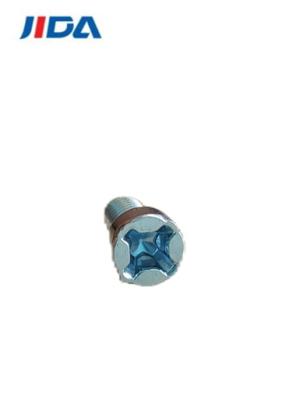 6.5mm Pan Head Threaded M3 Phillips Screw Zinc Plated