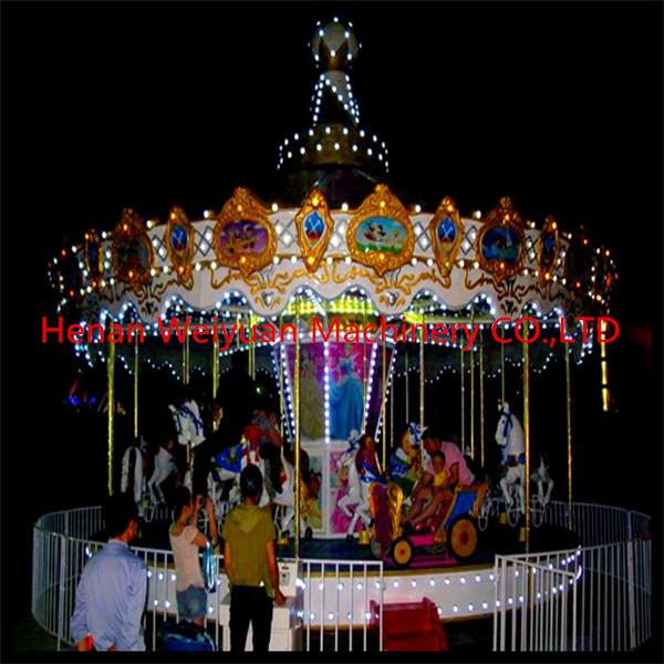 16 seats kids ride commercial grade mechanical horse Carousel
