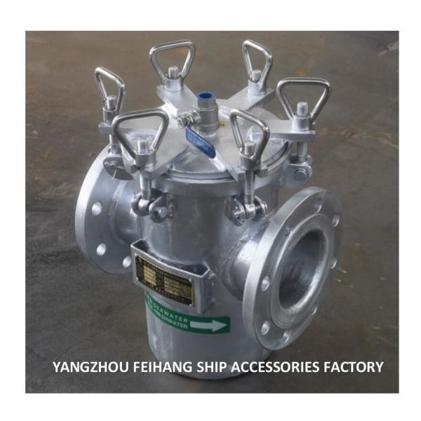 Coarse Water Filter For Ships A125 Cbm1061-81 Body Carbon Steel Galvanized Filter Cartridge Stainless Steel