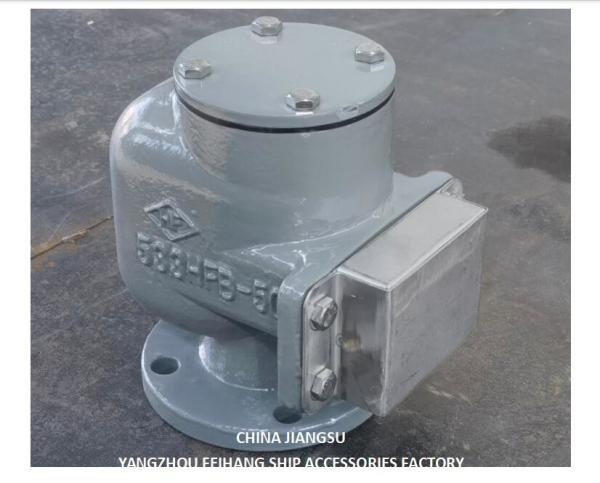 NO.533HFB-50A AIR VENT HEAD FOR OVERFLOW TANK WITH SUS316L FLOATER NBR GASKET 0.3MPA