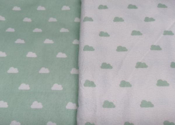100% Cotton Yarn Dyed Brushed Flannel Fabric Skin Friendly