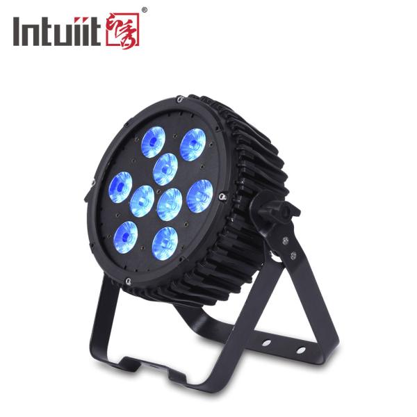 Outdoor 9 LED RGBWA Boa mistura de cores Compacto LED Par Can Light
