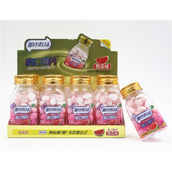 Sabor HALAL del melocotón de Sugar Free Mint Candy Fruit del casquillo del color