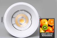 82mm LED ont enfoncé les montages 5w 6w 7w GU5.3 de Downlight pour l'hôtel