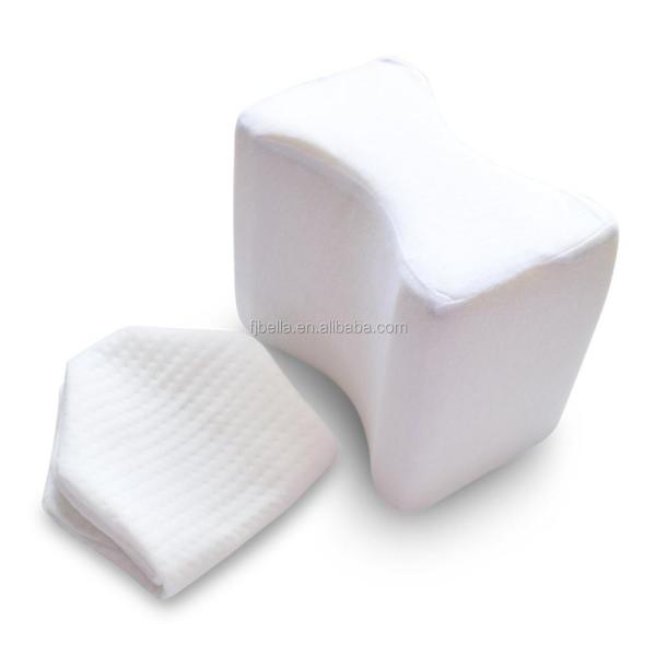 Sciatica and Back Pain Relief Memory Foam Knee Pillow with Optional Footrests Adults